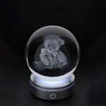 Sfera Crystal Planet Orsetto Ø6cm - immagine 2