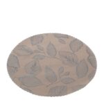 2 Tovagliette Sottopiatto Jacquard Foliage Rosa