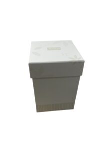 profumatore e vaso vetro decoro foglie - immagine 2