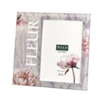 portafoto vetro peonie