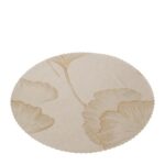 Box 2 Tovagliette Sottopiatto Jacquard Ginkgo Beige