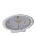 orologio sveglia bianco canvas