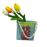 vaso bag con tulipani Capri
