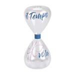 Profumatore vetro a clessidra ''il tempo vola''