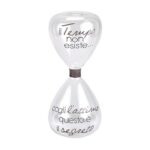 Profumatore vetro a clessidra decoro "cogli l'attimo"