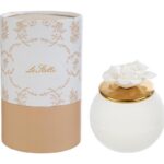 FIORE ROSA COL.BIANCO d.7,5xh.9CM C/ASTUCCIO