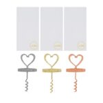 APRIBOTTIGLIE LOVE METALLO 3 ASS.12x6CM C/ASTUCCIO