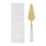 PALETTA TORTA DEC.ROSA 25 CM C/ASTUCCIO