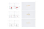 SET 2 BICCHIERI VETRO CUORE 3ASS.8×9,5CM C/ASTUCCIO - immagine 2
