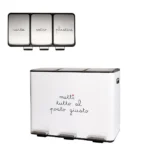 pattumiera white ''metti tutto al posto giusto''
