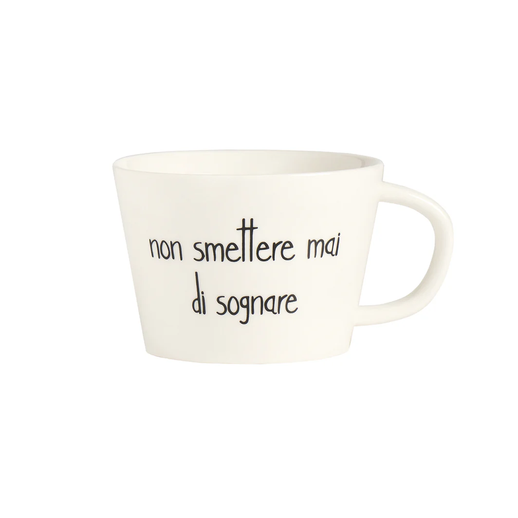 tazza colazione ''non smettere mai di sognare'' - immagine 1
