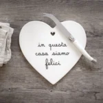 sottopentola cuore ''in questa casa siamo felici'' - immagine 2