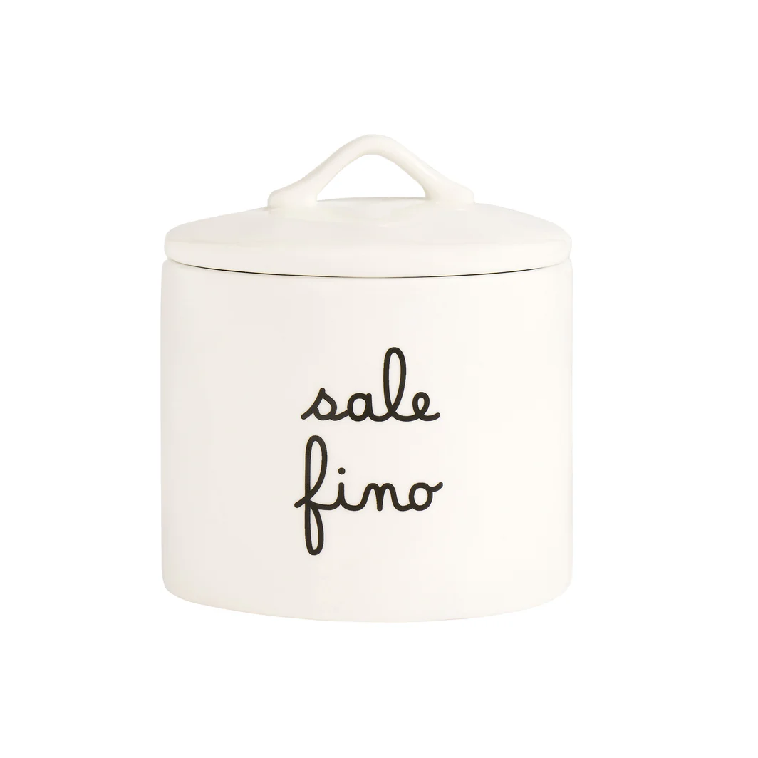 barattolo in gres ''sale fino'' - immagine 1