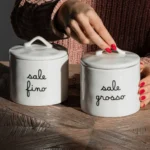 barattolo in gres ''sale fino'' - immagine 3