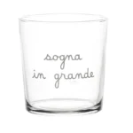 set 6 bicchieri acqua ''sogna in grande''