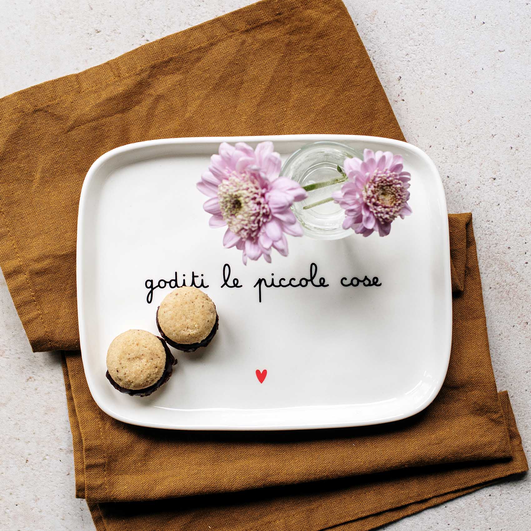 Piatto rettangolare Goditi le piccole cose - immagine 2