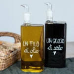 set olio aceto 400 ml in vetro - immagine 2