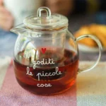 teiera vetro ''goditi le piccole cose'' - immagine 2